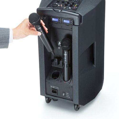 サンワサプライ ワイヤレスマイク付き拡声器スピーカー MM-SPAMP8の画像