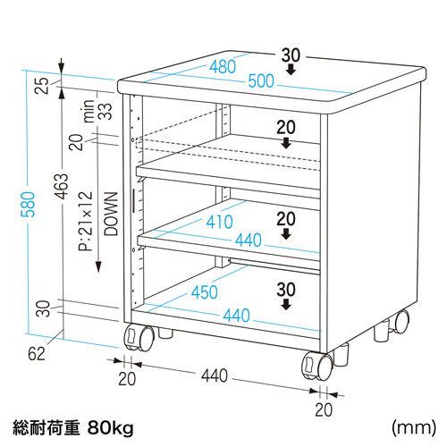 サンワサプライ 機器収納ボックス EA-CPU6_17