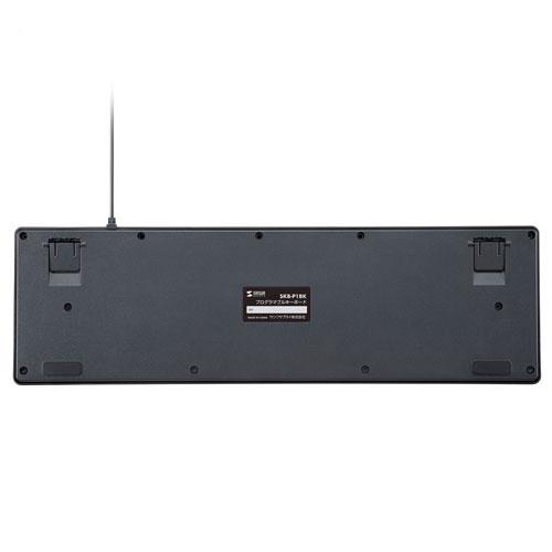 サンワサプライ プログラマブルキーボード ブラック SKB-P1BKの画像
