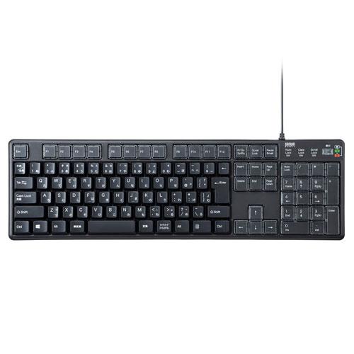 サンワサプライ プログラマブルキーボード ブラック SKB-P1BKの画像