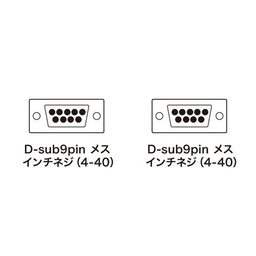 サンワサプライ RS-232Cケーブル 6m KRS-433XF6N : cocoatta - 通販