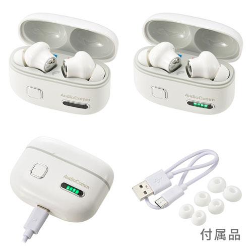 オーム電機 完全ワイヤレス集音器 通話・音楽対応 HP-WH500N