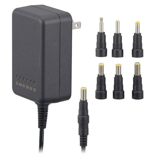 オーム電機 ACマルチアダプター DC3~12V 変換プラグ付き AV