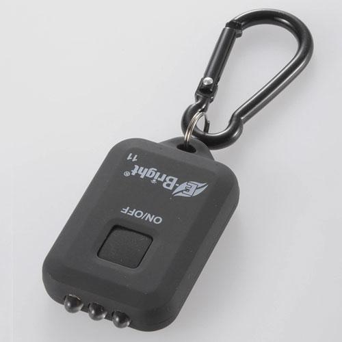 オーム電機 E-Bright LED懐中電灯 IPX4 18lm 30分 ソーラー充電