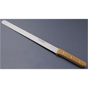 サンクラフト お買い得品 ケーキナイフ PP-537 AKC06 キッチン用品 セレイテッド 50.2x8x2cm ステンレス 木材 安い