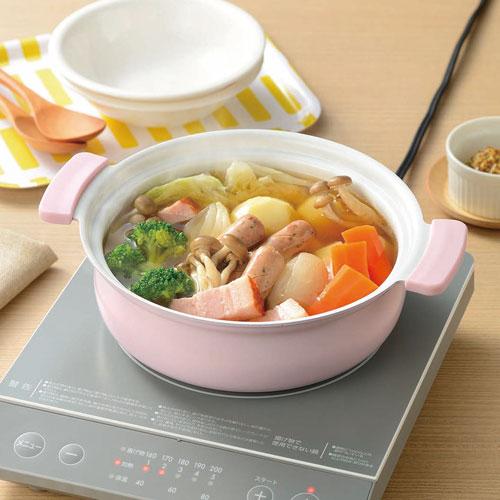 YOSA 炭鍋　ハーブ 7袋付き Amazon.co.jp: ヨシカワ 日本製 鍋セット 着脱式ハンドル 2点 16