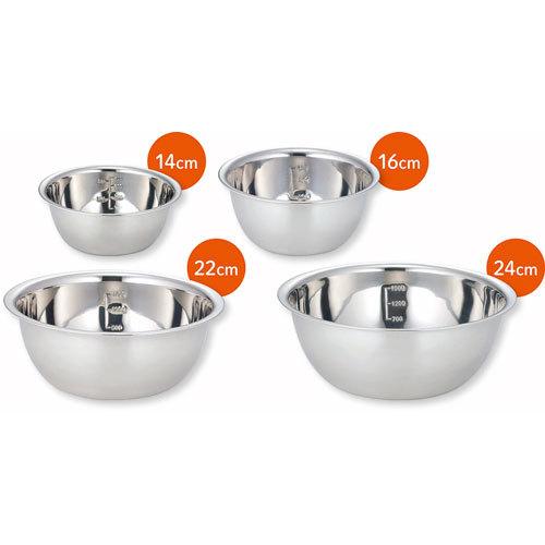 KINGO ステンレス 調理器具 温度調整　2個セット カクセー 調理がはかどる ステンレスボウル 4個セット ST-4 : cocoatta