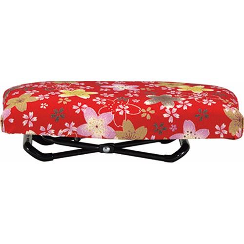 人気新品入荷 正座椅子 携帯用 かわいい おしゃれ 玲 れい 巾着袋付き 桜 Rs 01 Cisama Sc Gov Br
