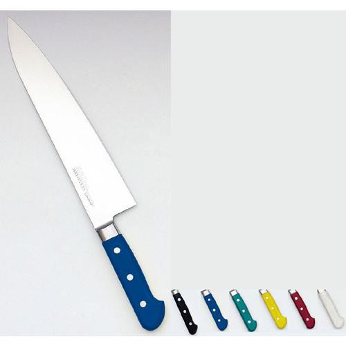 堺實光 STD抗菌PC 牛刀 両刃 21cm 黄 56085