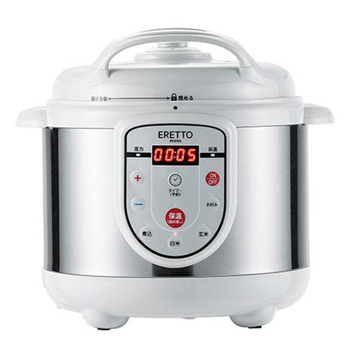 ERETTO mono 電気圧力鍋 3.0L（18cm・4合炊） ET-104 : cocoatta