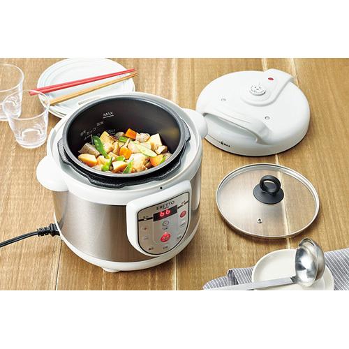 ERETTO mono 電気圧力鍋 3.0L（18cm・4合炊） ET-104 : cocoatta
