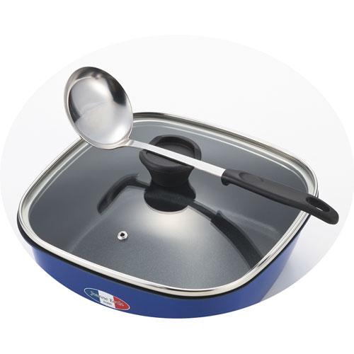 ジャンヌ・エコール 着脱ハンドル角型鍋 24cm JE-126 : cocoatta 