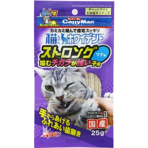 ピンクの猫★★★★★★★★★★★★★★★モリブデン汁食缶·日本製 ドギーマンハヤシ 猫ちゃんホワイデント ストロング ツナ味 25g