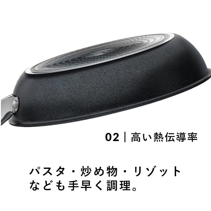 マイヤー MEYER ミニマル 深型フライパン 24cm ブラック 軽量アルミ IH
