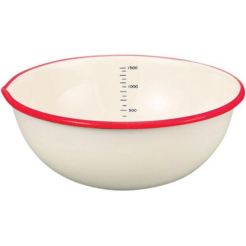 キャンベル　ホーロー 富士ホーロー ビームス ホーロー片口ボール 20cm レッド BM-20B