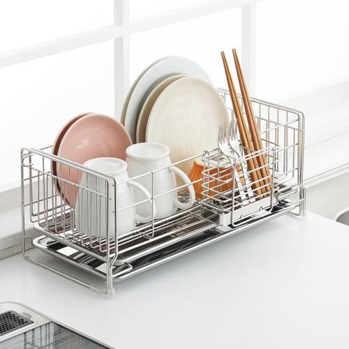 10％OFF ヨシカワ 水切りかご ステンレス 日本製 大容量 スライド