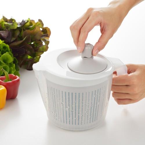 サラダスピナー 取っ手付き サラダ 水切り キッチンツール 日本