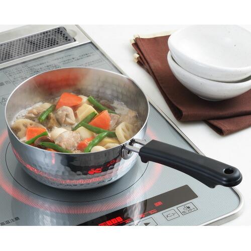 ヨシカワ 味壱 あじいち ステンレス雪平鍋 18cm SJ3412 日本製