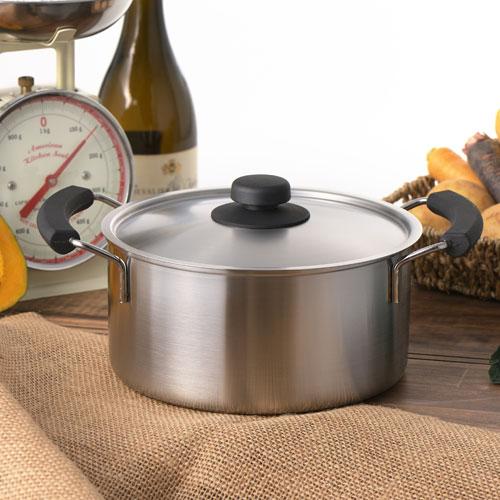 ヨシカワ シーズ・クッキング ソースポット20cm YJ3739 両手鍋