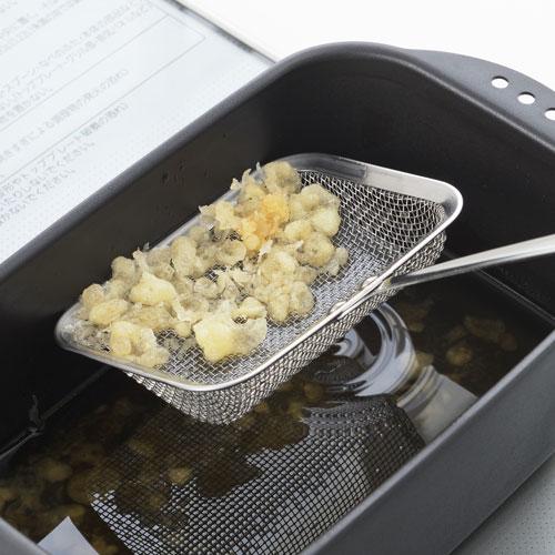 ヨシカワ 料理のいろは 角型かす揚げ YJ3765 かす揚げ 四角 角型 角