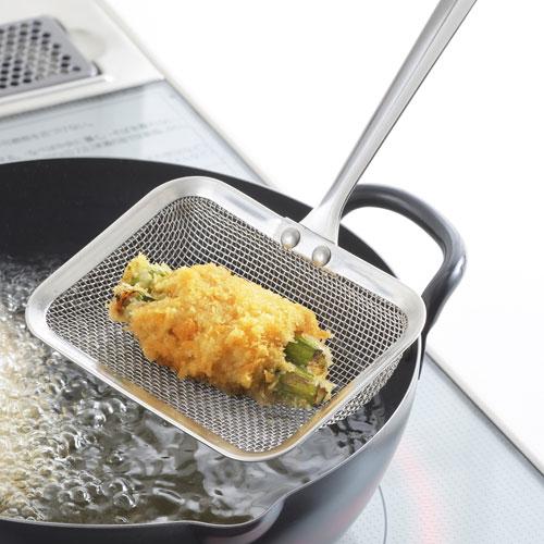 ヨシカワ 料理のいろは 角型かす揚げ YJ3765 かす揚げ 四角 角型 角