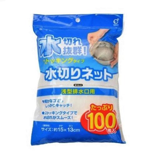 オカザキ 浅型排水口水切りネット ストッキングタイプ 100個 オカザキ 浅型排水口水切りネット ストッキングタイプ 100個