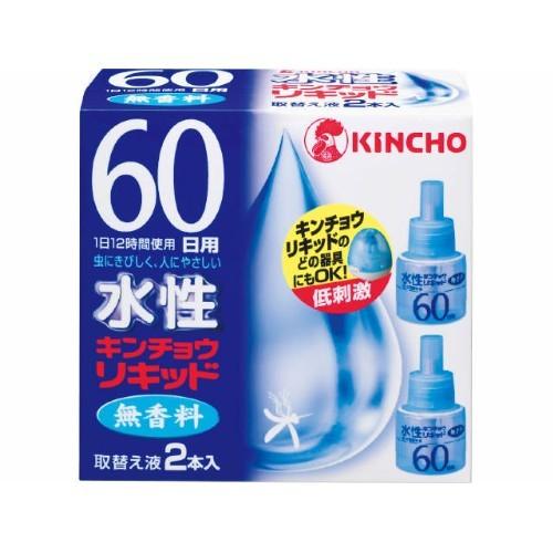 KINCHO 水性キンチョウリキッド 60日 無香料 取替液 2本入 : cocoatta