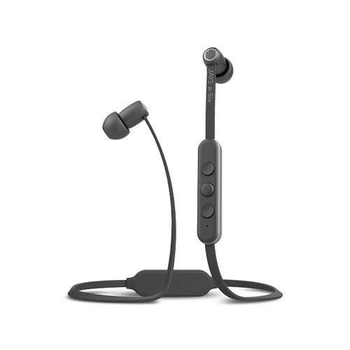 【中古】JAYS a-Six Wireless スモールハウジングワイヤレスイヤホン (Bluetooth 4.1/連続再生12時間/マイク付きリモコン搭載/グレー・シルバー) JS-ASW- JAYS a-Six Wireless スモールハウジングワイヤレスイヤホン グレー