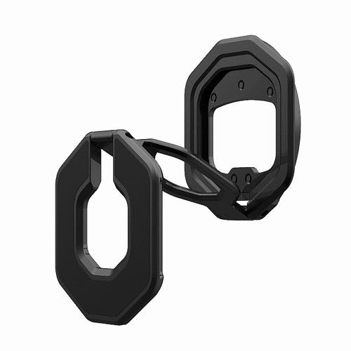URBAN ARMOR GEAR Monarch Mag2 Dual Magnetring / Halterung mit Ständer (360° drehbar, Aufstellung im Hoch- und Querformat, starke Doppelmagneten) gunmetal