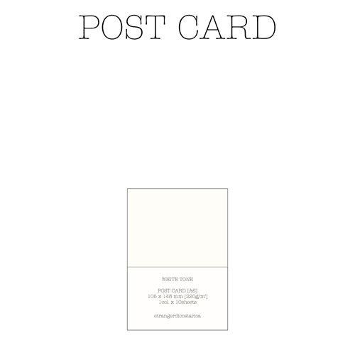 エトランジェ・ディ・コスタリカ POST CARD A6 アイボリー 10枚入り WRT-PC-002｜cocoatta