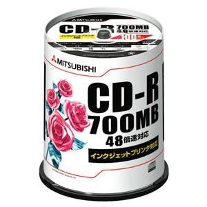 データ用CD－R 100枚×1（スピンドル） IJP対応