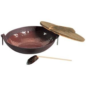 五進 鉄 ちり鍋 内面茶ホーロー仕上 24cm : cocoatta - 通販 - Yahoo