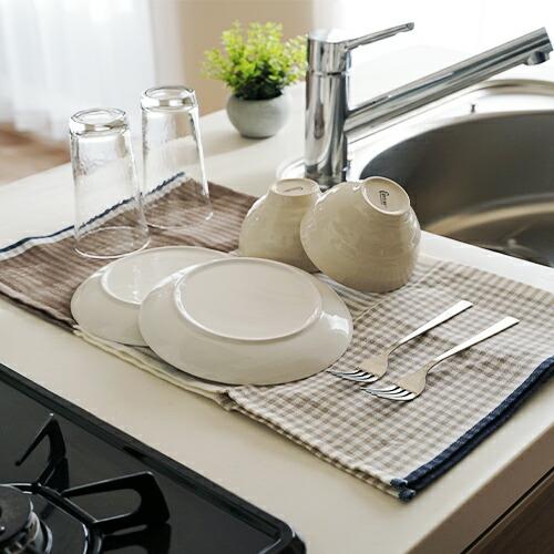 ポスト投函 ジョージ・ジェンセン・ダマスク ABILD ティータオル 約80