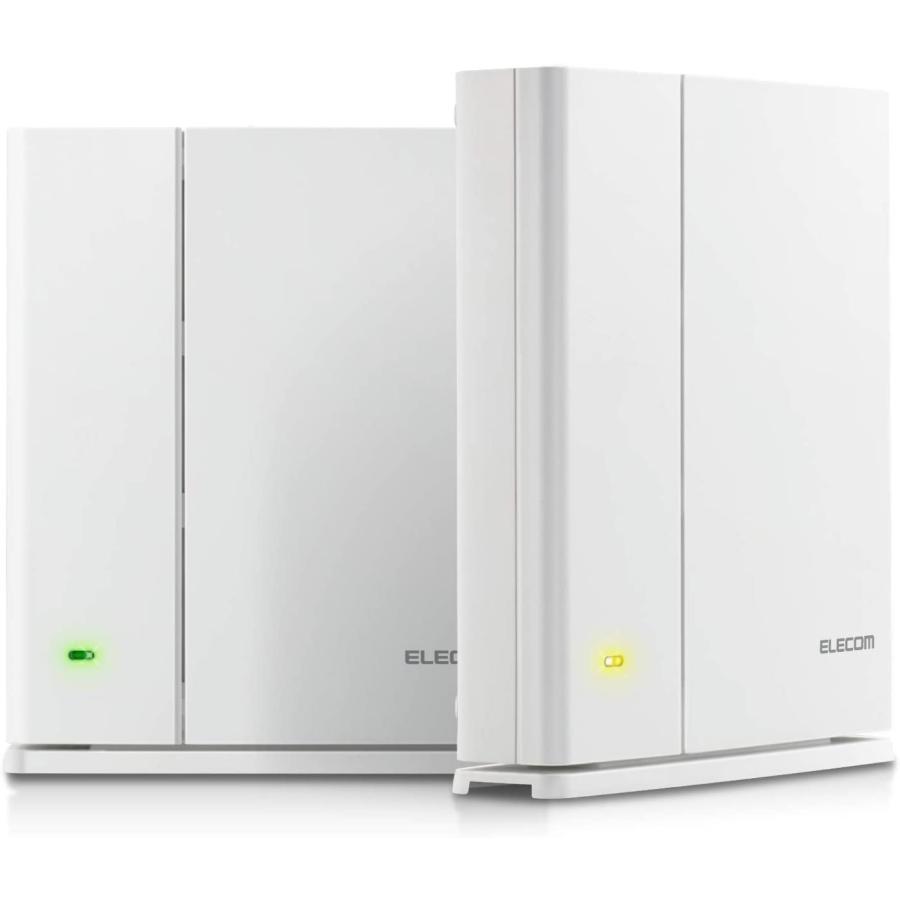 ELECOM エレコム メッシュ Wi-Fiルーター 無線LAN親機+中継機 ELECOM エレコム メッシュ Wi-Fiルーター 無線LAN親機+中継機