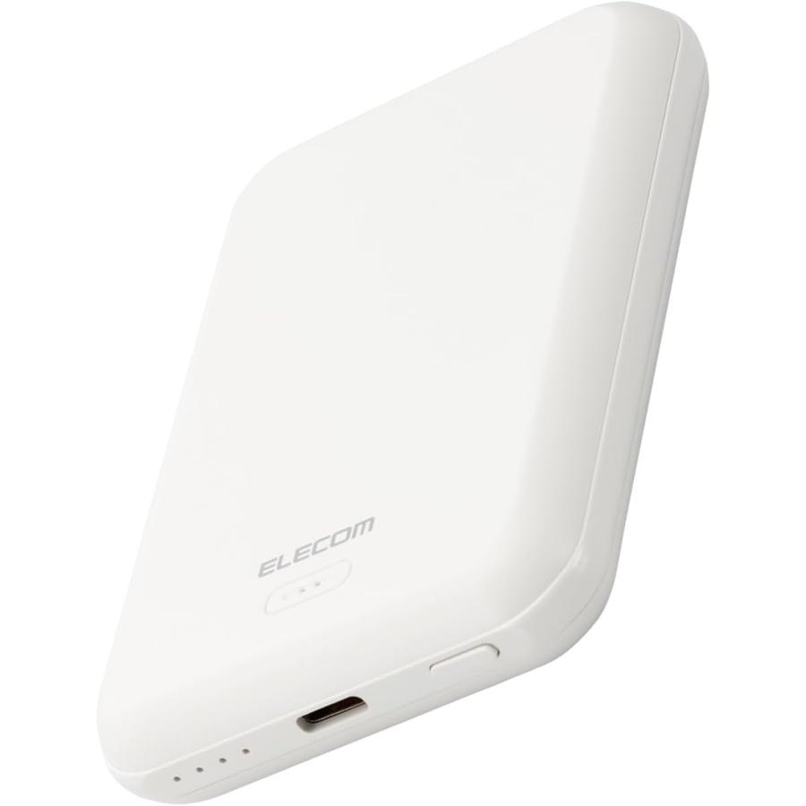 ELECOM（エレコム） マグネット付 ワイヤレス充電 モバイルバッテリー