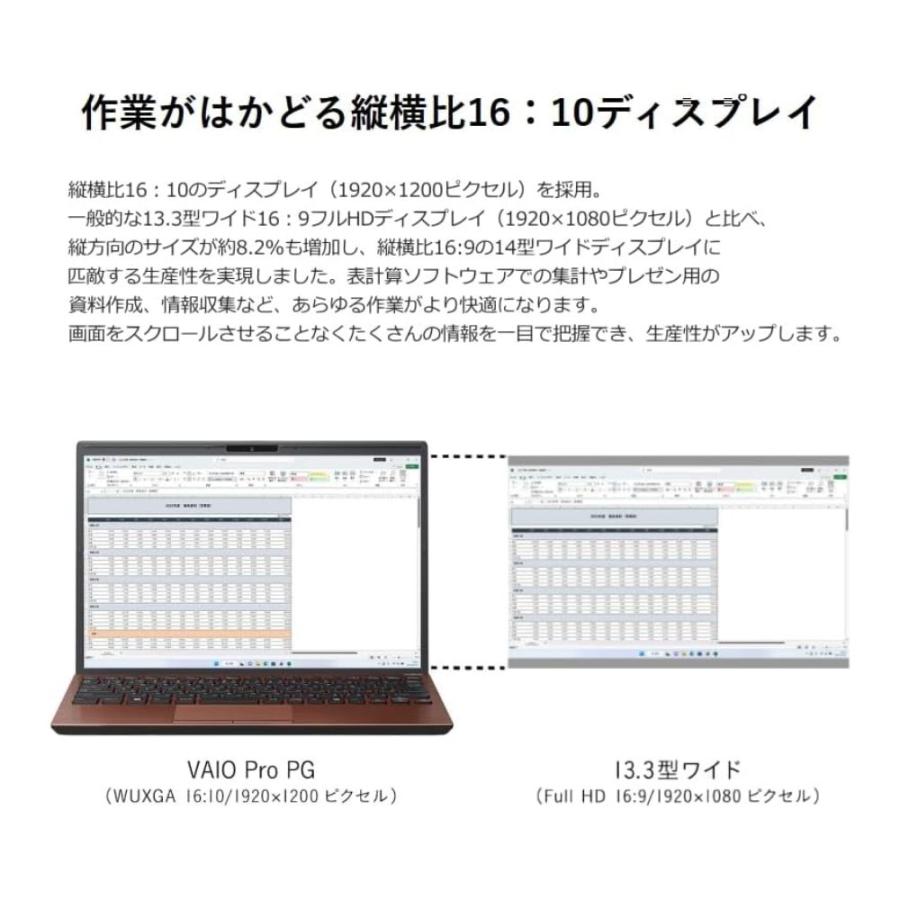 VAIO Pro ノートPC PG VJPG324000001 ( 13.3型 WUXGA 非光沢 Core i5