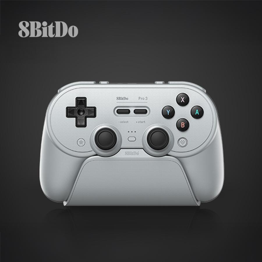 8BitDo 8BitDo Pro 3 Bluetooth Gray 無線 有線 ゲームコントローラー