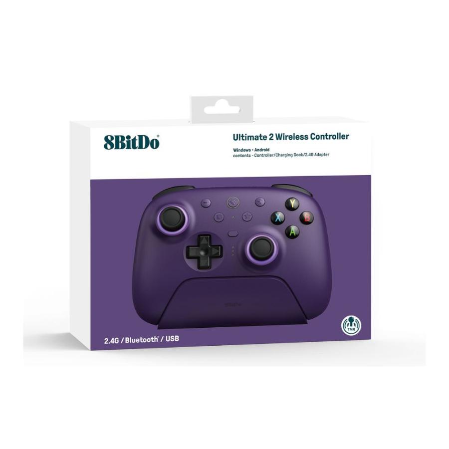 8BitDo 8BitDo Ultimate 2 Wireless Purple 無線 有線 ゲーム