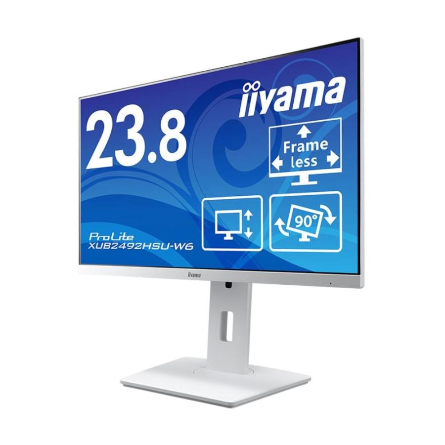iiyama イイヤマ モニター ディスプレイ ProLite XUB2492HSU-W6 ( 23.8