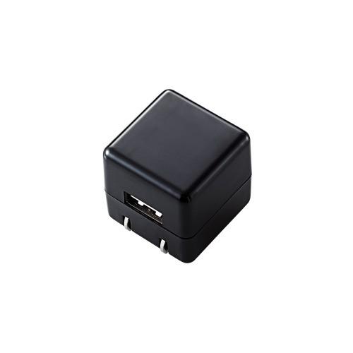 ELECOM  USB 充電器 ACアダプター コンセント [ iPhone & スマホ 対応 ]  ブラック MPA-ACUAN007BK｜cocoawebmarket
