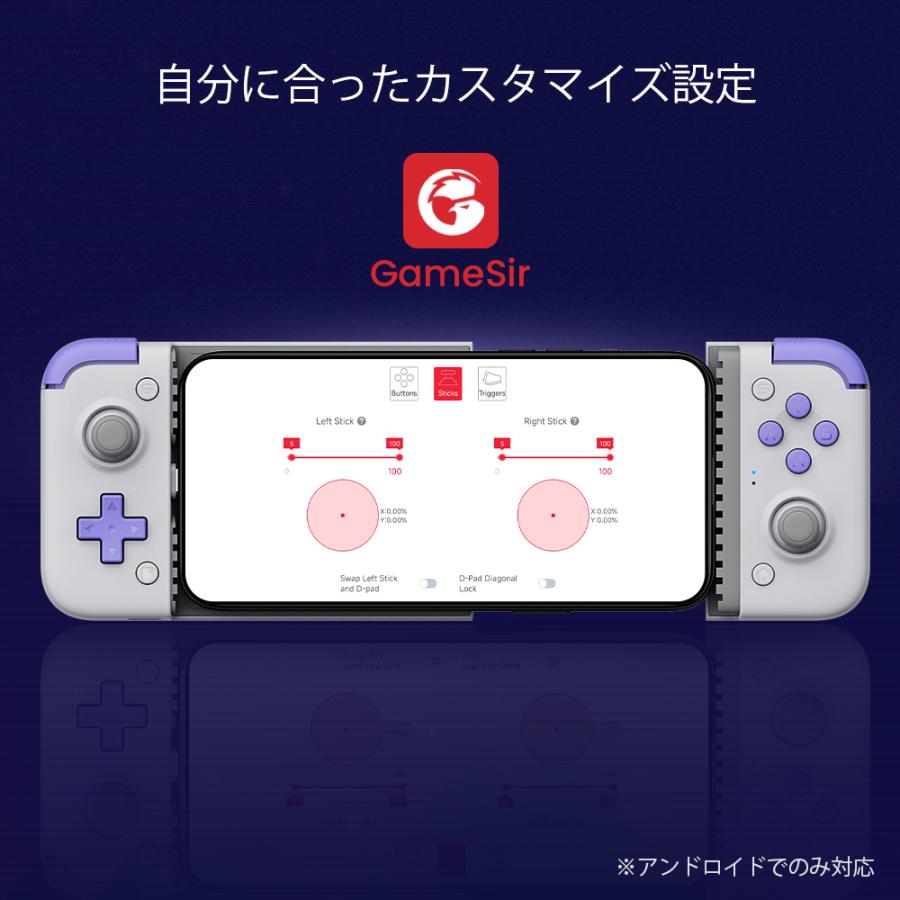 GameSir X2s Type-C モバイルゲームコントローラー(Android GameSir X2s Type-C モバイルゲームコントローラー(Android