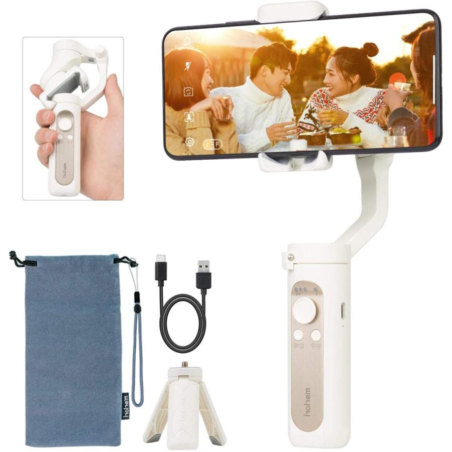 送料無料/新品】 Hohem X 折りたたみ式スマホジンバル スタビライザー