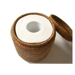 アタ ロールティッシュボックス(丸型) トイレットペーパーケース