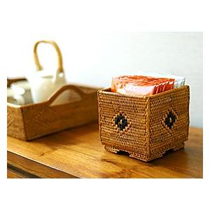 アタ 小物入れ(スクエア) アジアン雑貨 バリ おしゃれ かご