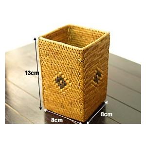 アタ製インセンスBOX2 アジアン雑貨 バリ かご リゾート アタ製品 バリ