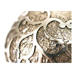 ガムランボール ARABESUQUE antique(LL)5cm ボックス、シルバークロス