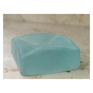 ソープディッシュ ice ガラス おしゃれ 石鹸置き 海 マリン ビーチ