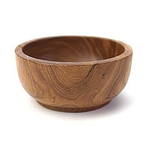 ボウル(チーク)ナチュラル(S) アジアン雑貨 バリ インテリア 木製 小物