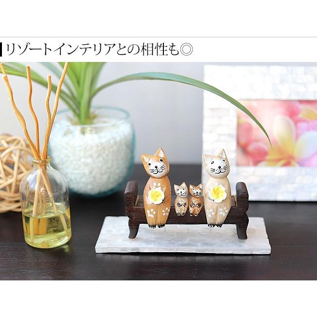 ミニチュア バリ家具(両ひじ掛けベンチ) アジアン家具 アジアン バリ風