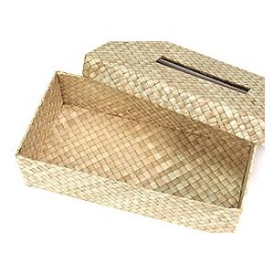 パンダンのティッシュケース＆ゴミ箱のセット   アジアン雑貨 バリ おしゃれ リゾート エスニック バリ雑貨 バリ風 インテリア |  | 03